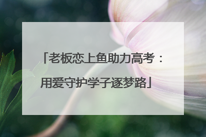 老板恋上鱼助力高考：用爱守护学子逐梦路