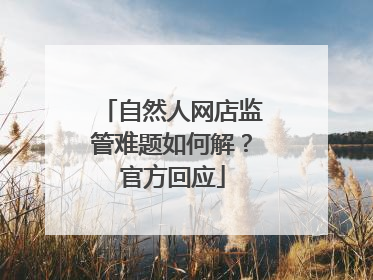 自然人网店监管难题如何解？官方回应