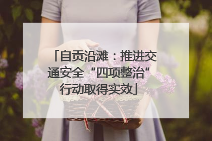 自贡沿滩：推进交通安全“四项整治”行动取得实效