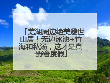 芜湖周边绝美避世山居！无边泳池+竹海和私汤，这才是真·野奢度假