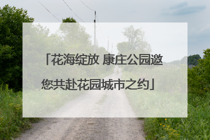花海绽放 康庄公园邀您共赴花园城市之约