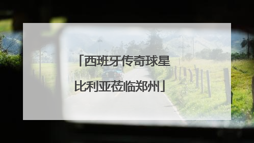 西班牙传奇球星 比利亚莅临郑州