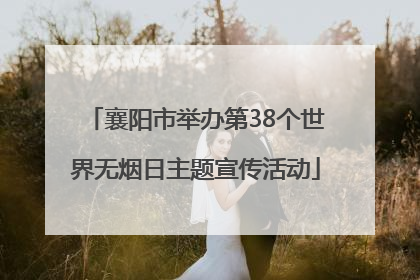 襄阳市举办第38个世界无烟日主题宣传活动