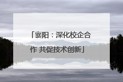 襄阳：深化校企合作 共促技术创新