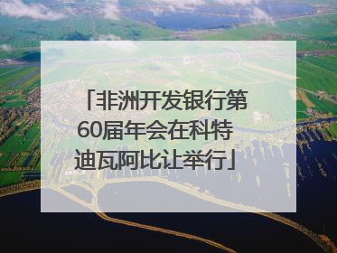 非洲开发银行第60届年会在科特迪瓦阿比让举行