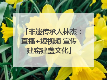 非遗传承人林杰：直播+短视频 宣传建窑建盏文化