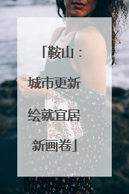 鞍山：城市更新绘就宜居新画卷