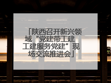 陕西召开新兴领域“党建带工建 工建服务党建”现场交流推进会