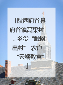 陕西府谷县府谷镇高梁村：乡货“触网出村” 农户“云端致富”