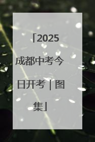 2025成都中考今日开考｜图集