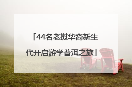 44名老挝华裔新生代开启游学普洱之旅