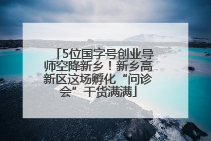 5位国字号创业导师空降新乡！新乡高新区这场孵化“问诊会”干货满满